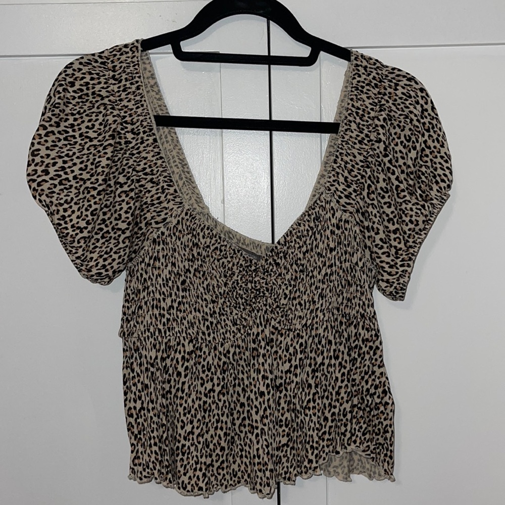 Cheetah top from Urban Outfitters